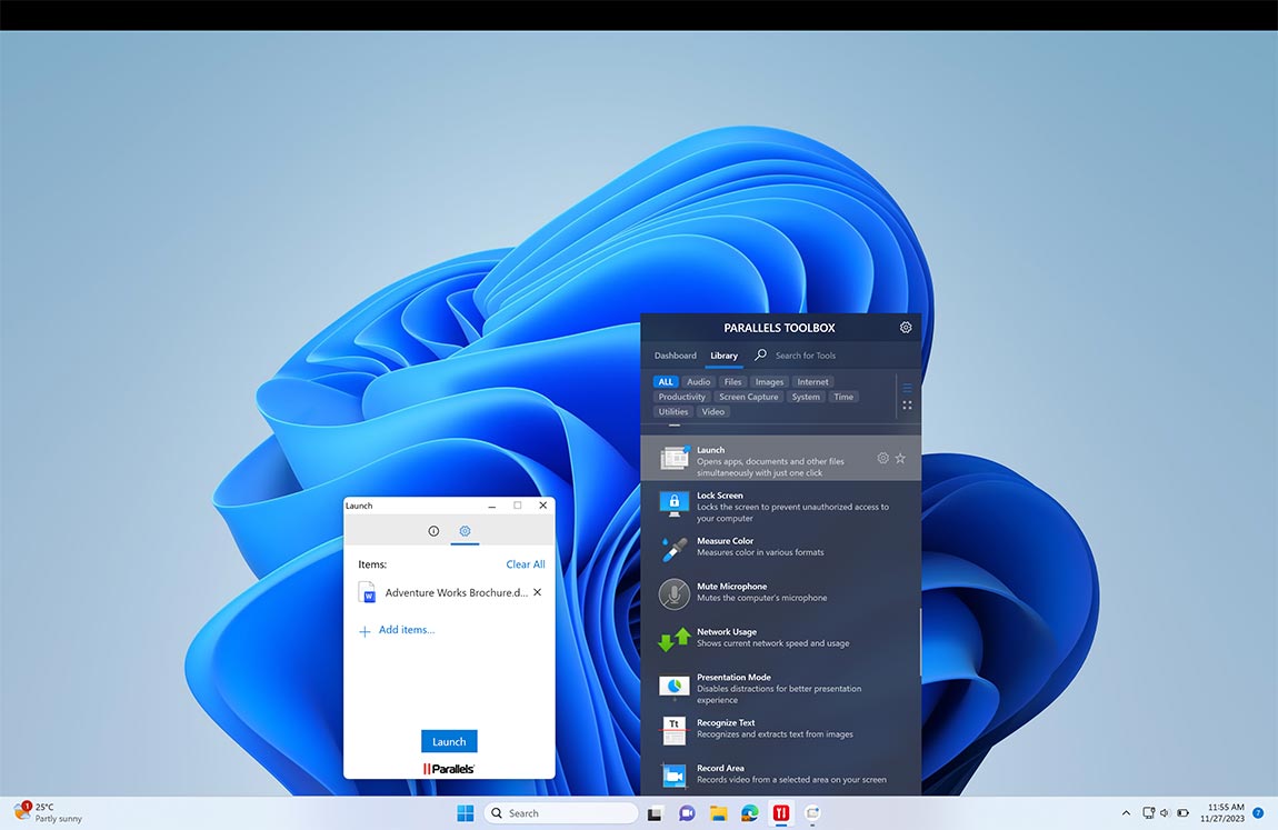 Launch screen